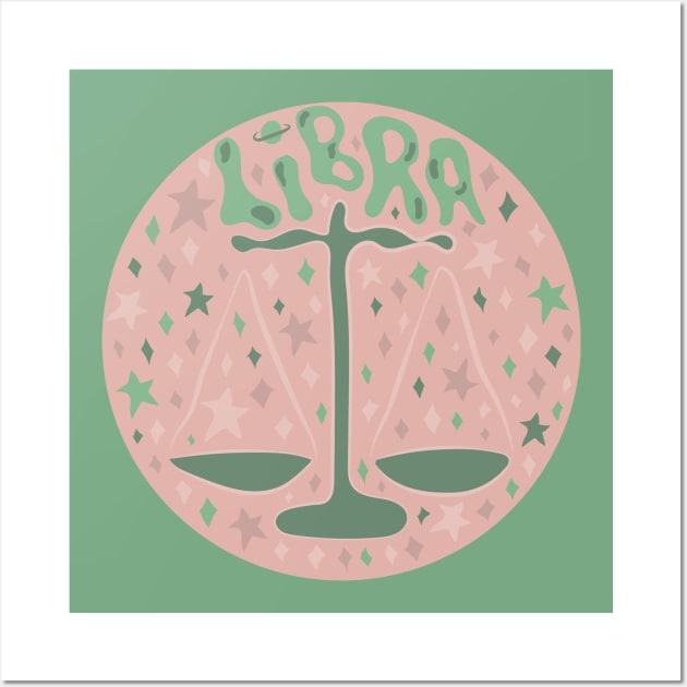 Libra Wall Art by Doodle by Meg